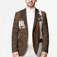 Bula Fiji Football Custom Blazer One Vanua One Team Tapa Pattern