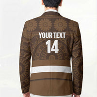 Bula Fiji Football Custom Blazer One Vanua One Team Tapa Pattern