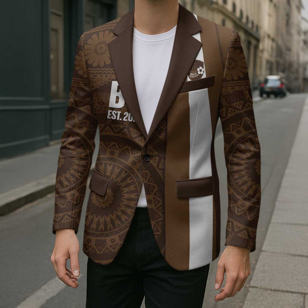 Bula Fiji Football Custom Blazer One Vanua One Team Tapa Pattern