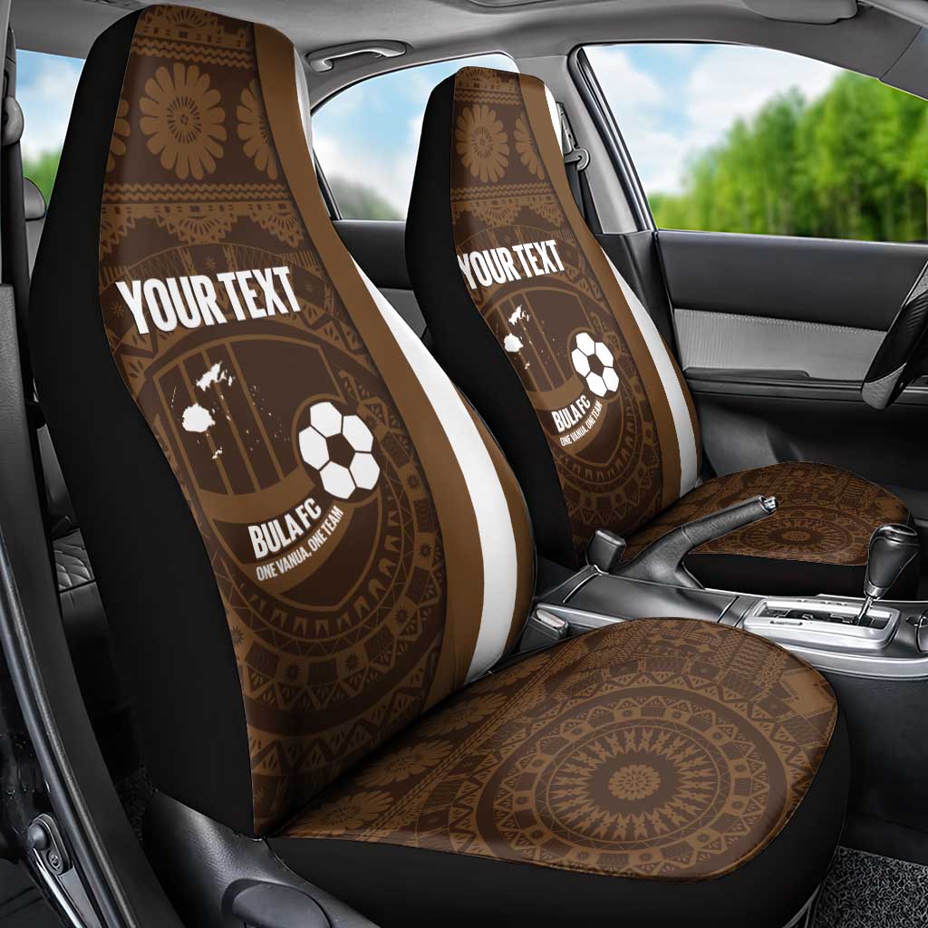 Bula Fiji Football Custom Car Seat Cover One Vanua One Team Tapa Pattern LT14 - Polynesian Pride