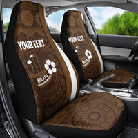 Bula Fiji Football Custom Car Seat Cover One Vanua One Team Tapa Pattern LT14 - Polynesian Pride