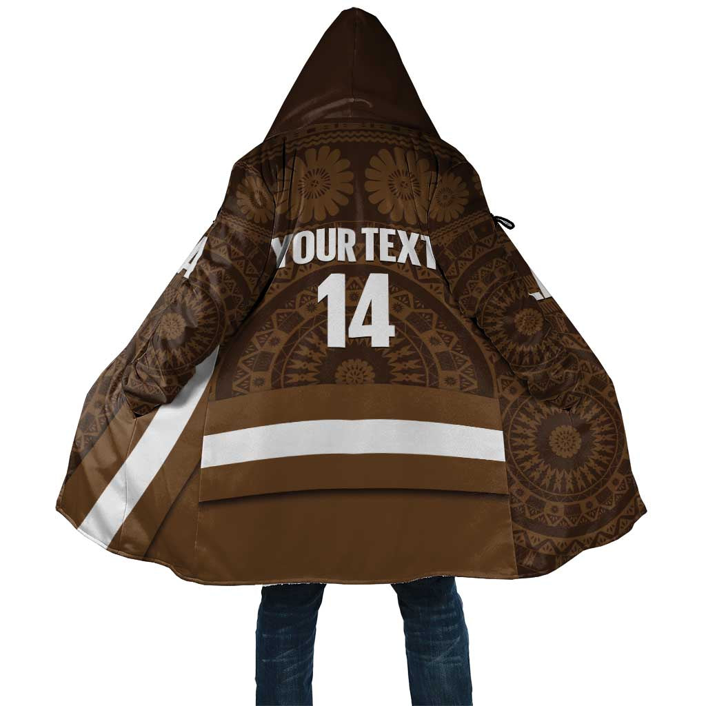 Bula Fiji Football Custom Cloak One Vanua One Team Tapa Pattern