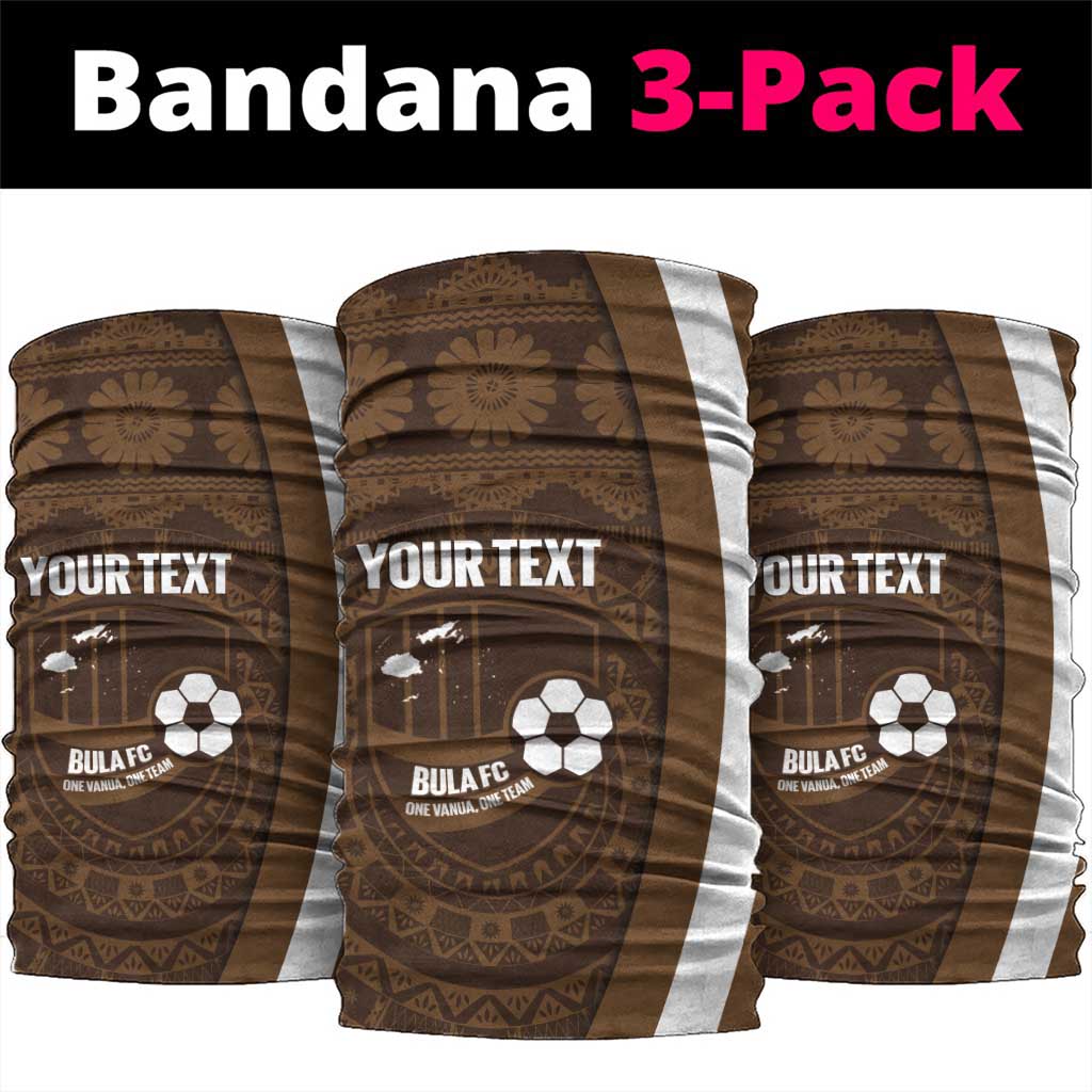 Bula Fiji Football Custom Neck Gaiter One Vanua One Team Tapa Pattern