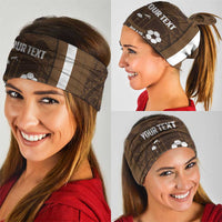 Bula Fiji Football Custom Neck Gaiter One Vanua One Team Tapa Pattern