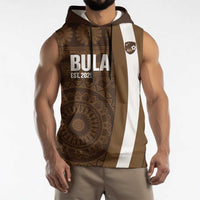 Bula Fiji Football Custom Sleeveless Hoodie One Vanua One Team Tapa Pattern LT14 - Polynesian Pride