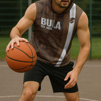 Bula Fiji Football Custom Sleeveless Hoodie One Vanua One Team Tapa Pattern LT14 - Polynesian Pride