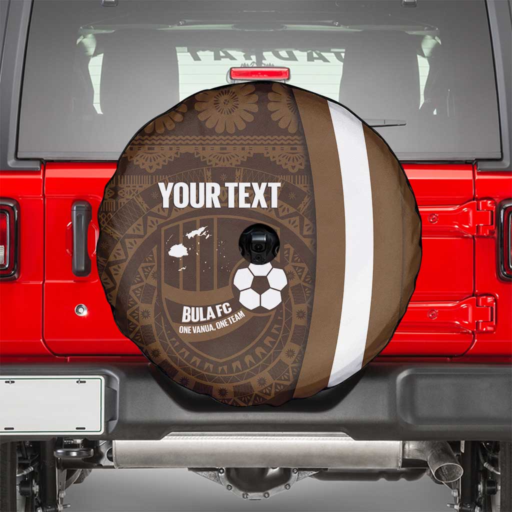 Bula Fiji Football Custom Spare Tire Cover One Vanua One Team Tapa Pattern LT14 - Polynesian Pride