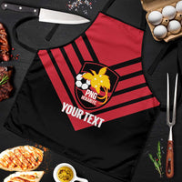 Hekari Papua New Guinea Football Custom Apron Go PNG Red Army