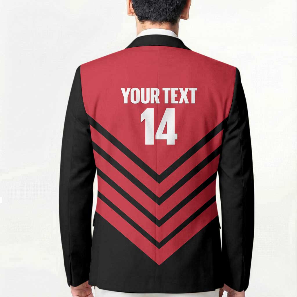 Hekari Papua New Guinea Football Custom Blazer Go PNG Red Army LT14 - Polynesian Pride