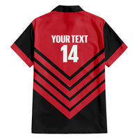 Hekari Papua New Guinea Football Custom Family Matching Mermaid Dress and Hawaiian Shirt Go PNG Red Army LT14 - Polynesian Pride