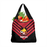 Hekari Papua New Guinea Football Custom Grocery Bag Go PNG Red Army LT14 1-pack One Size Red - Polynesian Pride