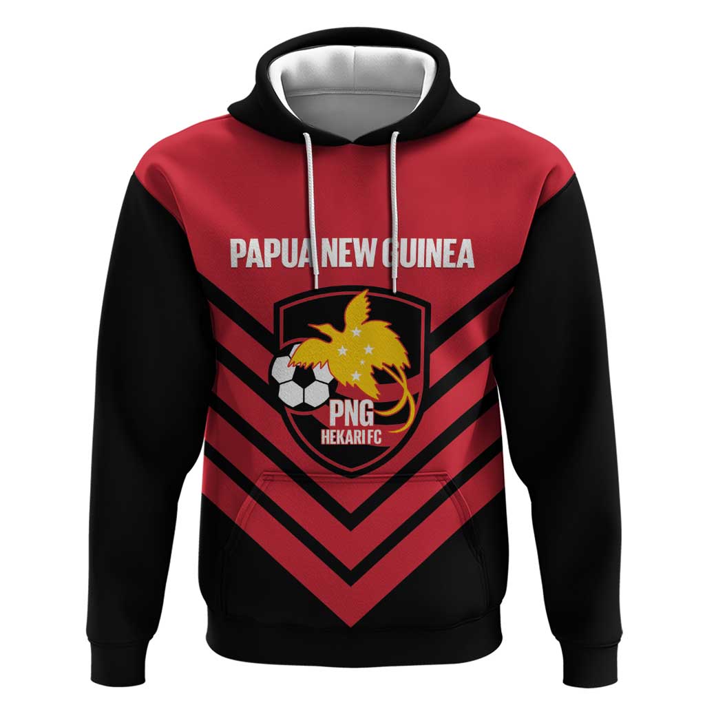 Hekari Papua New Guinea Football Custom Hoodie Go PNG Red Army
