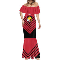 Hekari Papua New Guinea Football Custom Mermaid Dress Go PNG Red Army
