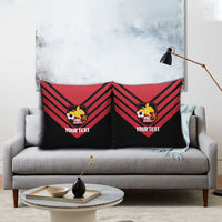 Hekari Papua New Guinea Football Custom Pillow Cover Go PNG Red Army LT14 - Polynesian Pride