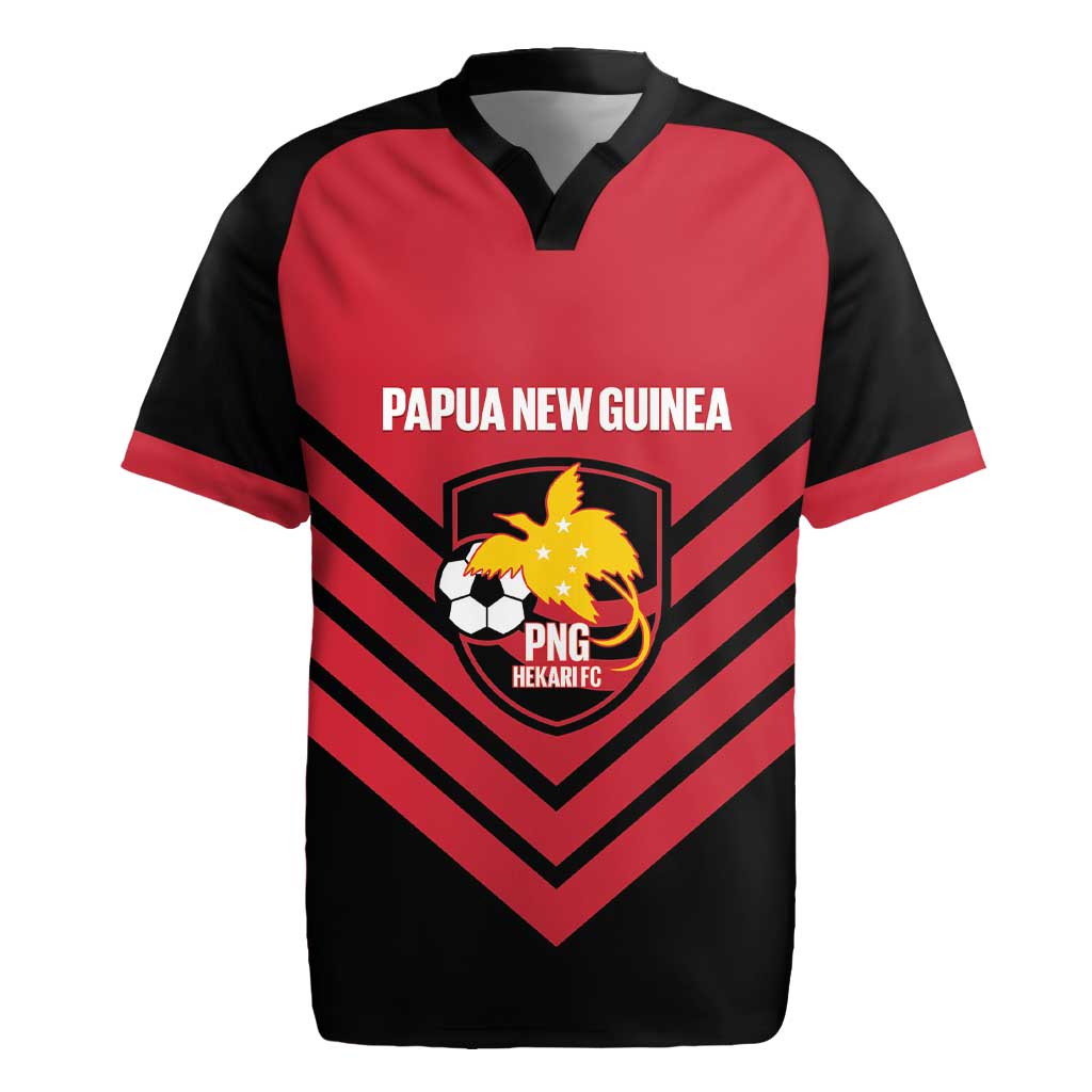Hekari Papua New Guinea Football Custom Rugby Jersey Go PNG Red Army