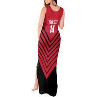Hekari Papua New Guinea Football Custom Tank Maxi Dress Go PNG Red Army