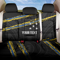 Kings Solomon Islands Football Custom Back Car Seat Cover Come On Solomons Polynesian Grunge Style