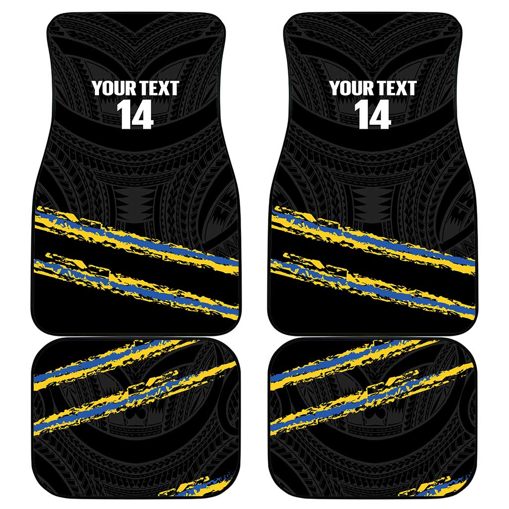 Kings Solomon Islands Football Custom Car Mats Come On Solomons Polynesian Grunge Style