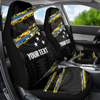 Kings Solomon Islands Football Custom Car Seat Cover Come On Solomons Polynesian Grunge Style LT14 - Polynesian Pride