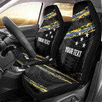 Kings Solomon Islands Football Custom Car Seat Cover Come On Solomons Polynesian Grunge Style LT14 - Polynesian Pride