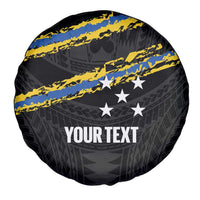 Kings Solomon Islands Football Custom Spare Tire Cover Come On Solomons Polynesian Grunge Style LT14 - Polynesian Pride