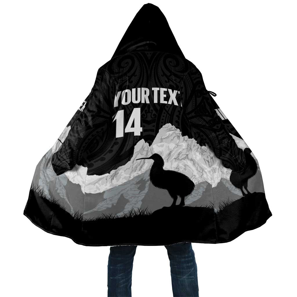 New Zealand South Island Football Custom Cloak Aoraki Mount Cook With Kiwi Maori Pattern