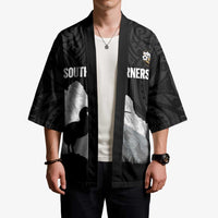 New Zealand South Island Football Custom Kimono Aoraki Mount Cook With Kiwi Maori Pattern LT14 - Polynesian Pride