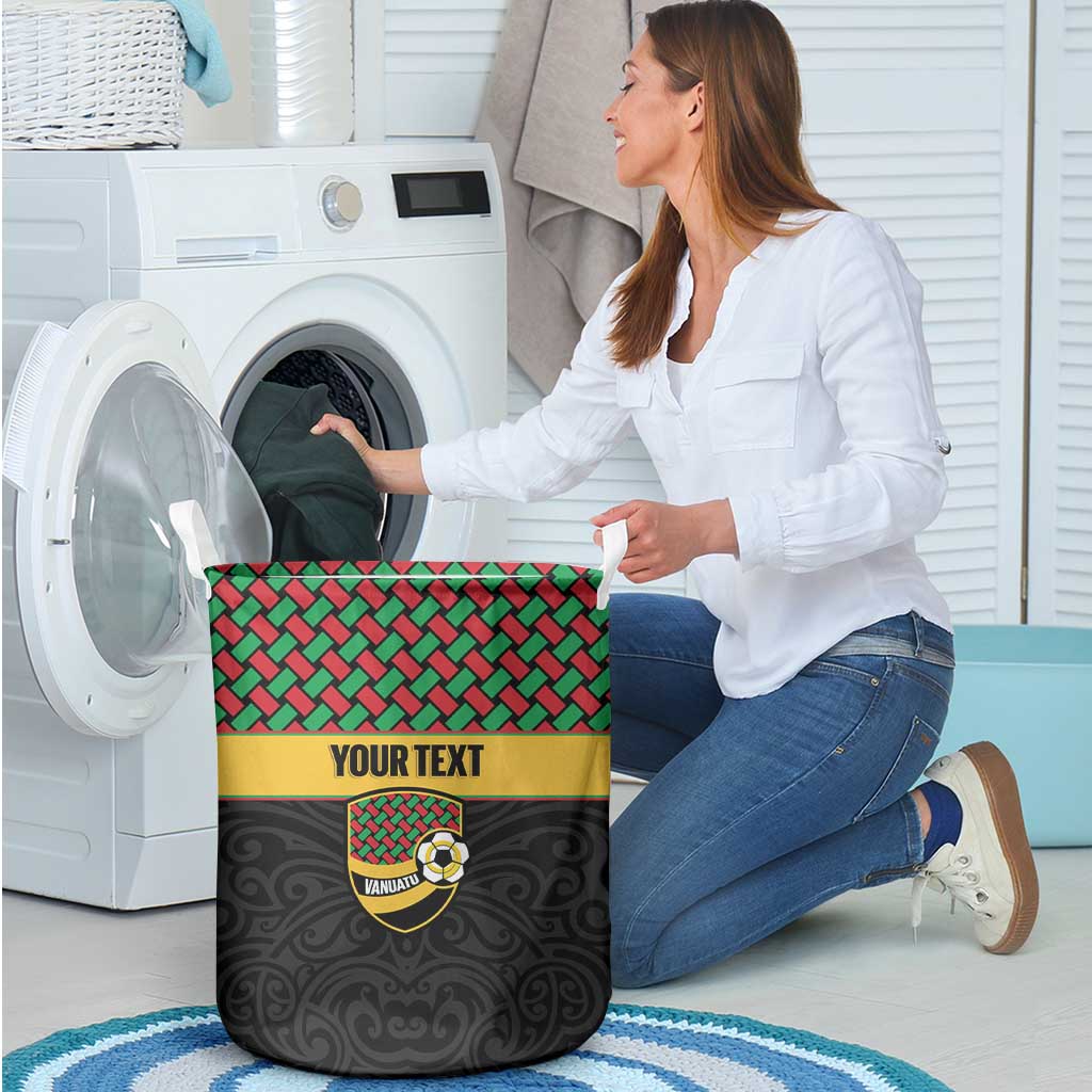 Vanuatu Football Custom Laundry Basket Go Chiefs Basket-weave Pattern LT14 - Polynesian Pride