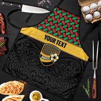 Vanuatu Football Custom Apron Go Chiefs Basket-weave Pattern LT14 Black - Polynesian Pride