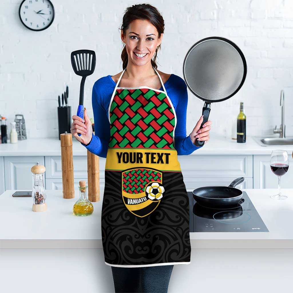 Vanuatu Football Custom Apron Go Chiefs Basket-weave Pattern LT14 - Polynesian Pride