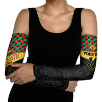 Vanuatu Football Custom Arm Sleeves Go Chiefs Basket-weave Pattern