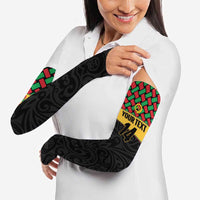 Vanuatu Football Custom Arm Sleeves Go Chiefs Basket-weave Pattern