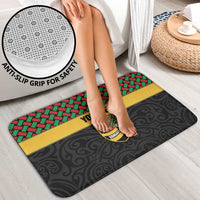 Vanuatu Football Custom Bathroom Set Go Chiefs Basket-weave Pattern LT14 - Polynesian Pride
