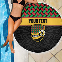 Vanuatu Football Custom Beach Blanket Go Chiefs Basket-weave Pattern LT14 - Polynesian Pride