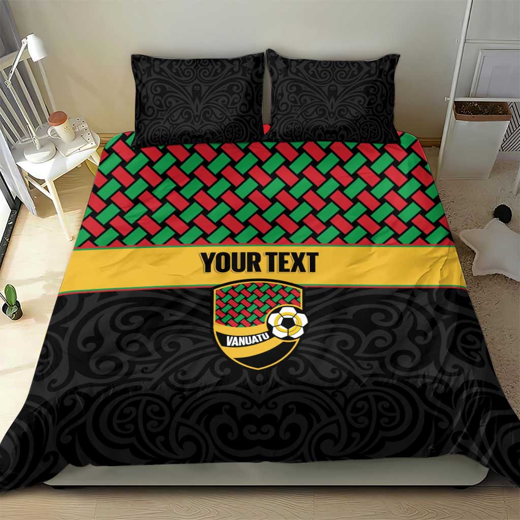 Vanuatu Football Custom Bedding Set Go Chiefs Basket-weave Pattern LT14 - Polynesian Pride