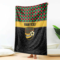 Vanuatu Football Custom Blanket Go Chiefs Basket-weave Pattern LT14 - Polynesian Pride