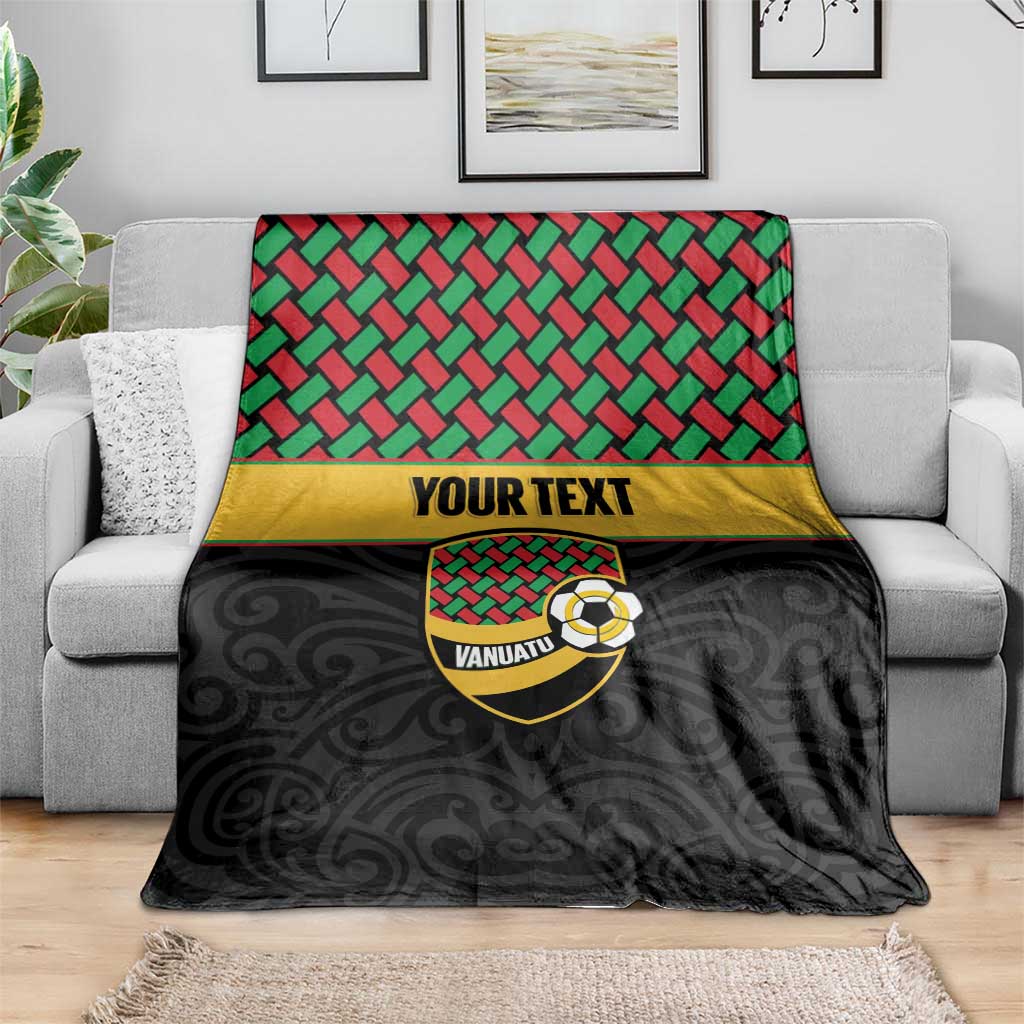Vanuatu Football Custom Blanket Go Chiefs Basket-weave Pattern LT14 - Polynesian Pride