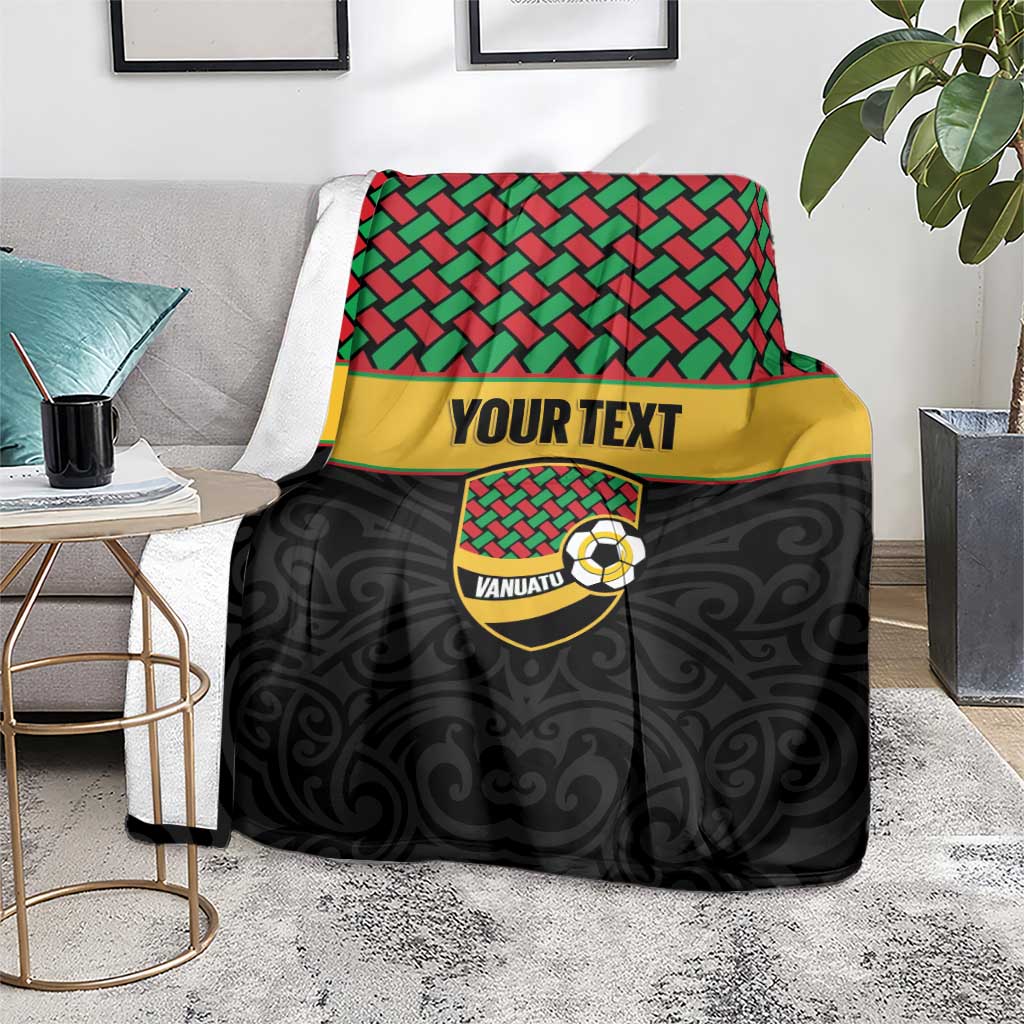 Vanuatu Football Custom Blanket Go Chiefs Basket-weave Pattern LT14 - Polynesian Pride