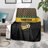 Vanuatu Football Custom Blanket Go Chiefs Basket-weave Pattern LT14 - Polynesian Pride