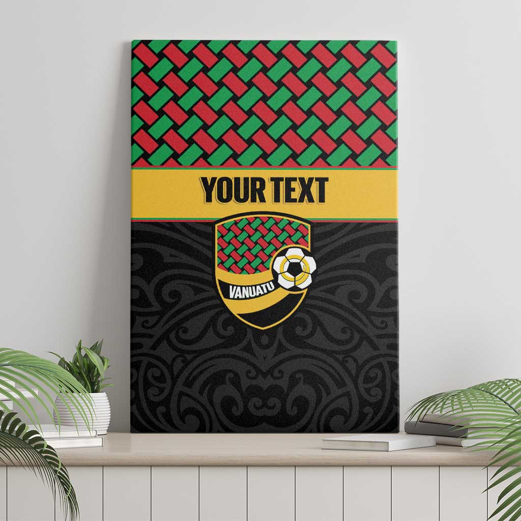 Vanuatu Football Custom Canvas Wall Art Go Chiefs Basket-weave Pattern LT14 - Polynesian Pride