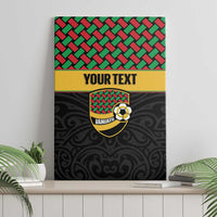 Vanuatu Football Custom Canvas Wall Art Go Chiefs Basket-weave Pattern LT14 - Polynesian Pride