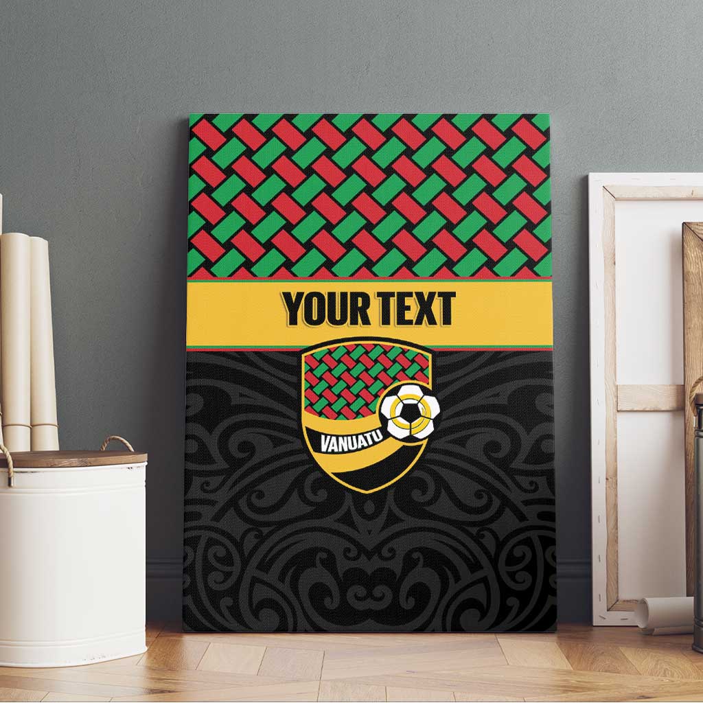 Vanuatu Football Custom Canvas Wall Art Go Chiefs Basket-weave Pattern LT14 - Polynesian Pride
