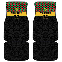 Vanuatu Football Custom Car Mats Go Chiefs Basket-weave Pattern