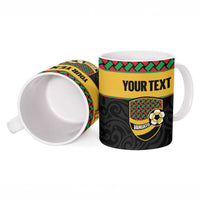Vanuatu Football Custom Ceramic Mug Go Chiefs Basket-weave Pattern