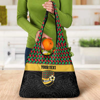 Vanuatu Football Custom Grocery Bag Go Chiefs Basket-weave Pattern