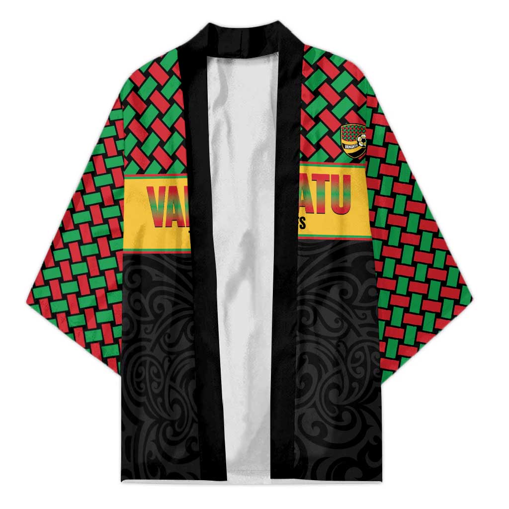 Vanuatu Football Custom Kimono Go Chiefs Basket-weave Pattern
