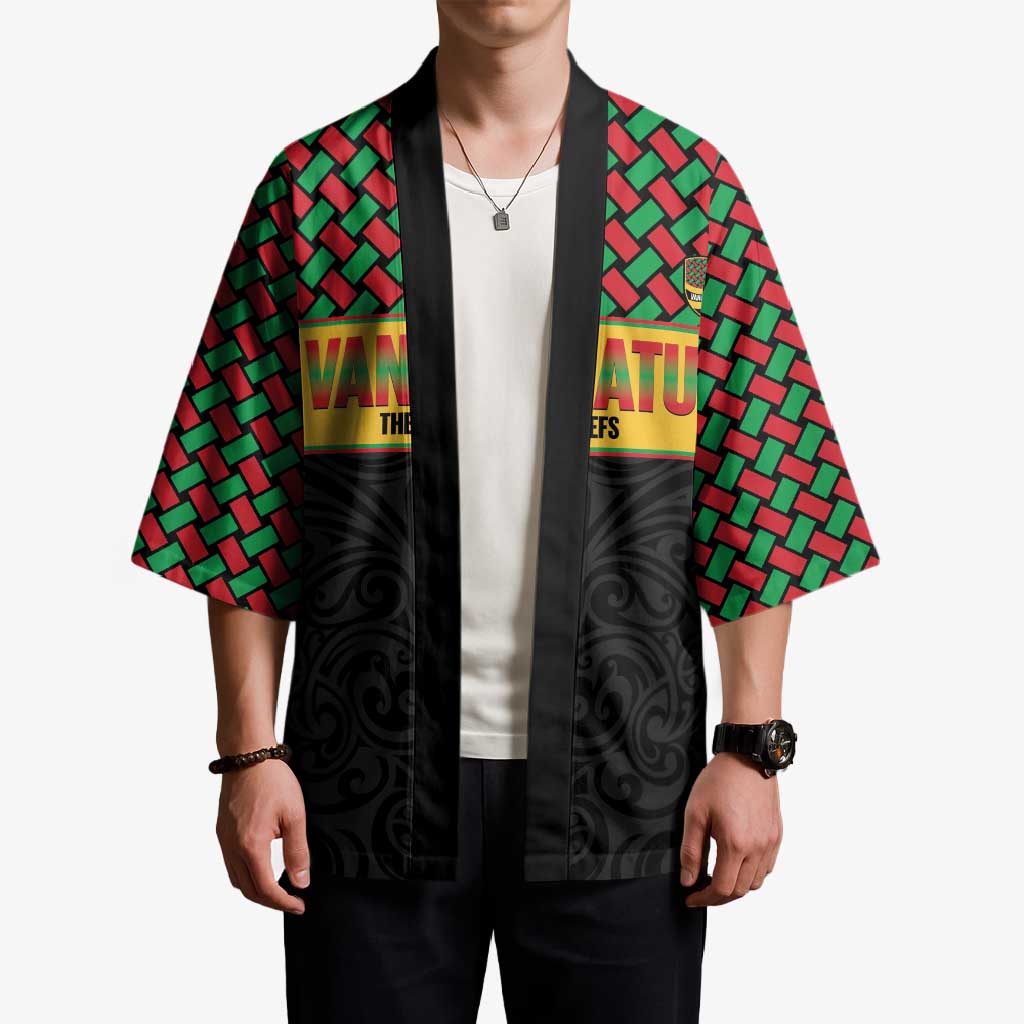 Vanuatu Football Custom Kimono Go Chiefs Basket-weave Pattern