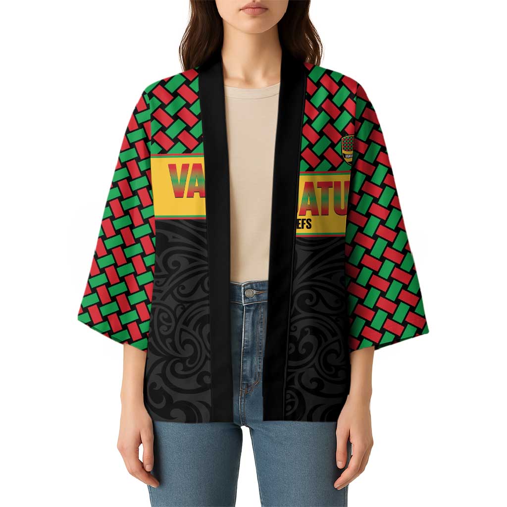 Vanuatu Football Custom Kimono Go Chiefs Basket-weave Pattern