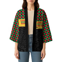 Vanuatu Football Custom Kimono Go Chiefs Basket-weave Pattern