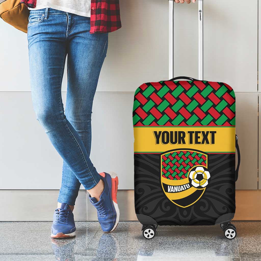 Vanuatu Football Custom Luggage Cover Go Chiefs Basket-weave Pattern LT14 - Polynesian Pride